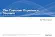 The Customer Experience Scenario