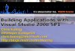 Building Applications with Visual Studio 2008 SP1