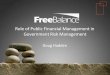Role of Public Financial Management for Risk Management in Developing Country Governments