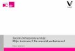 Sessie 3: Social entrepreneurship: mijn business? De wereld verbeteren! door Peter Wollaert