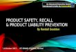 Product safety & Recall Prevention Seminar  Mumbai