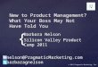 New to Product Management? What Your Boss May Not Have Told You
