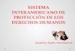 SISTEMA INTERAMERICANO DE PROTECCIÓN DE LOS DERECHOS HUMANOS Disability Rights International