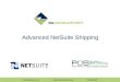 OzLINK  Advanced NetSuite Shipping Webinar