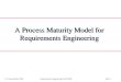 A process maturity model for requirements engineering