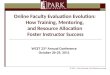 2011Online Faculty Evaluation Evolution