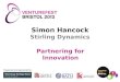 VFB 2013 - Partnering for Innovation - Stirling Dynamics