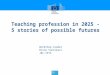 Workshop 5: Läraryrket 2025. How does the teaching profession look in 2025