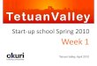 Tetuan Valley Startup School Spring 2010 Week 1