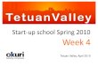 Tetuan Valley Startup School Spring 2010 Week 4