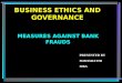 Business ethisc and governance