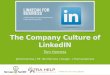 Extra Help - The Company Culture of LinkedIN