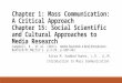 Mass communication: A critical, social scientific and cultural approach