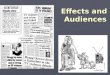 Effects and audiences lessons 2 and 3