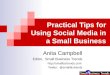 Practical Social Media Tips