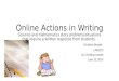 Online Actions in Writing by Christine Meade