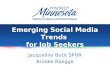 Emerging Social Media for Job Seekers: Trends and Apps