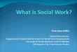 Presentation - What is Social Work?