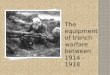 WW1 fighting and equipment (KS3)