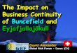 David Alexander - The Impact on Business Continuity of Buncefield and Eyjafjallajökull