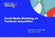 Roland Fiege Social Media Marketing on Facebook demystified