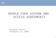Source Code Escrow Agreements   2010.02.12
