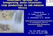 Investment options for integrating water-livestock-crop production in sub-Saharan Africa
