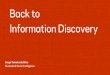Information discovery - Big DATA