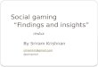 [Full] Social gaming insights and findings