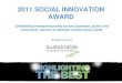 Social innovation entrants