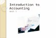 Unit 1 introduction to accounting