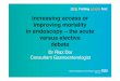 Increasing access or improving mortality in endoscopy – the acute versus elective debate