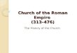 History of Church of the Roman Empire