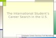 International Students and Career Search