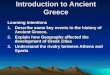 Introduction to Ancient Greece powerpoint