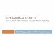 Operational Security: Impact on Developing Secure Applications