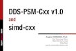 DDS-PSM-Cxx and simd-cxx