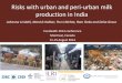 Risks with urban and peri-urban milk production in India