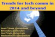 Trends in technical communication 2014 from Scriptorium Publishing