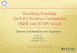 Funding for Life Sciences: SBIR and STTR Grant Basics