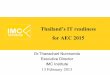 Thailand IT's Readiness for AEC 2015
