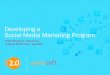 Developing a Social Media Marketing Program