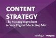 Content Strategy: The Missing Ingredient in Your Digital Marketing Mix