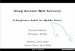 Getting started with MySQL on Amazon Web Services