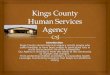 Human services agency