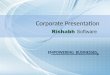 Rishabh Software - Corporate Presentation