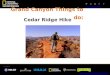 Grand Canyon Things  to Do:  Hike Cedar Ridge!