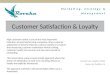 Customer satisfaction and loyalty