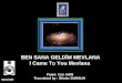 Mr Can Akın - I Love You - Book Of Poetry - 31 - I Came To You Mevlana