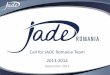 JADE Romania is looking for enthusiasts!!